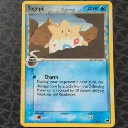 Pokemon Togepi (Delta Species) 41/101 Dragon Frontiers Uncommon Regular 40 HP - Image 1