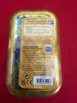 Pokemon TCG Leon & Charizard metal Crown Zenith mini tin 2 packs factory sealed - Image 2