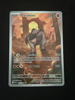 Terrakion 135/086 Sv: White Flare Holo Pokemon TCG - NM - Image 1