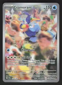 Cramorant 176/167 Pokemon TCG SV06: Twilight Masquerade NM - Image 1