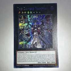 MP23-EN024 The Zombie Vampire Prismatic Secret Rare 1st Edition YuGiOh Card - Image 1