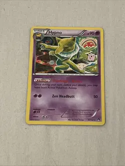 Hypno 51/122 Breakpoint Regular Rare Pokemon Card LP - Image 1