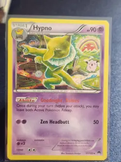 Pokemon TCG Hypno Breakpoint 51/122 Regular Rare - LP - Image 1