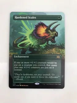 Hardened Scales Foil Extended Borderless MTG Magic Gathering Card NM Mint 2X2 - Image 1
