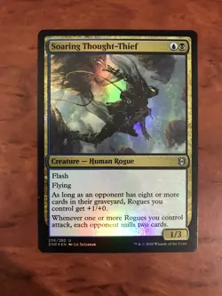 Soaring Thought-Thief Foil MTG Magic the Gathering Card NM Mint Zendikar ZNR - Image 1