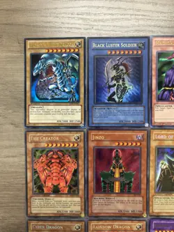 Vintage Yu-Gi-Oh Card Lot 12 Cards - Blue-Eyes, Jinzo, Cyber Dragon & More - Image 2