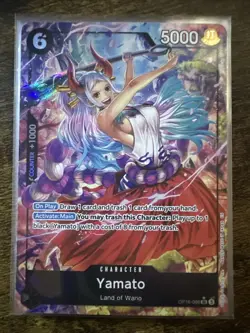 Yamato (Alt Art) OP16-098 SR, The Time of Battle, One Piece Card Game, Foil, Eng - Image 1