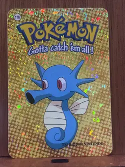 Horsea 116 Pokemon Vending Prism Holo Sticker Card - Image 1