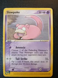 Team Magma Vs Team Aqua Slowpoke Old Pokemon Card 2004 45/95 - Image 1