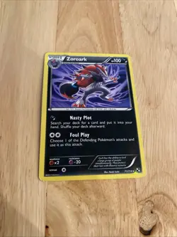 Zoroark Black & White 71/114 Holo Pokemon Trading Card HP/Damaged - Image 2