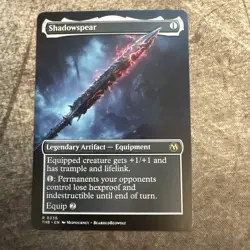 Shadowspear - Custom Art MTG Magic The Gathering Playtest Card - Image 1