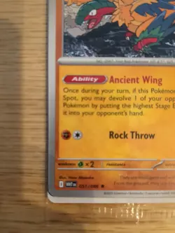 Archeops 051/086 Pokemon TCG Card Fossil Field Museum Chicago Exclusive Promo 🔥 - Image 4