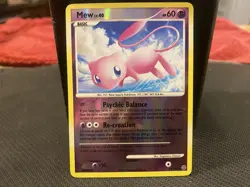Pokemon TCG Mew Diamond & Pearl 15/132 Holo Rare English Card 2007 - Image 1