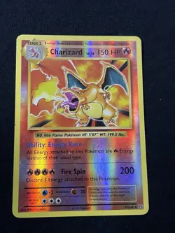 Charizard - 11/108 - Pokemon Evolutions XY Reverse Holo Rare Card LP - Image 1