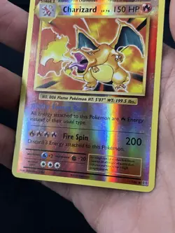 Charizard - 11/108 - Pokemon Evolutions XY Reverse Holo Rare Card LP - Image 2