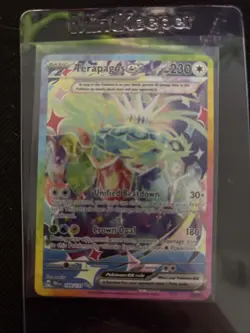 Pokemon TCG Terapagos EX Prismatic Evolutions Holo Card 169/131 Sir SAR Art Rare - Image 1