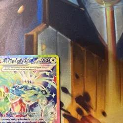Pokemon TCG Terapagos EX Prismatic Evolutions Holo Card 169/131 Sir SAR Art Rare - Image 3