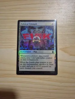 MTG - Political Triumph #31 Marvel Super Heroes FOIL - Image 1