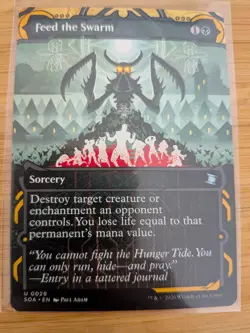 MTG Feed the Swarm (Showcase) 0029 Secrets of Strixhaven Mystical Archive M/NM - Image 1