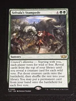 MTG Commander: Tarkir: Dragonstorm Selvala's Stampede 0269 Rare - Image 1