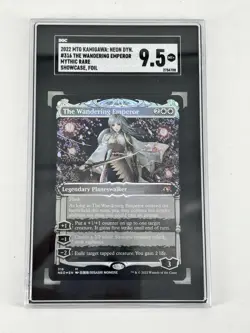 MTG The Wandering Emperor (Showcase) Kamigawa: Neon Dynasty #316 SGC MT+ 9.5 - Image 1
