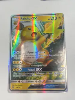 Lot of 5 Pokemon GX Cards Mewtwo, Solgaleo, Raichu, Ho-Oh, Decidueye Holo Rare - Image 3