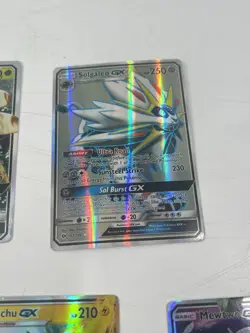 Lot of 5 Pokemon GX Cards Mewtwo, Solgaleo, Raichu, Ho-Oh, Decidueye Holo Rare - Image 5