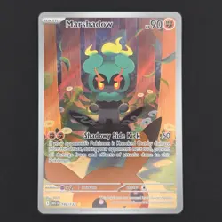 Pokemon TCG Card Marshadow 146/132 Mega Evolution Illustration Rare - NM - Image 1