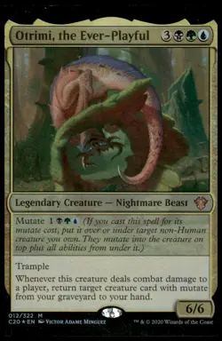 MTG Oversize Cards Otrimi the Ever-Playful Commander 2020 #12 NM Exact Card - Image 1
