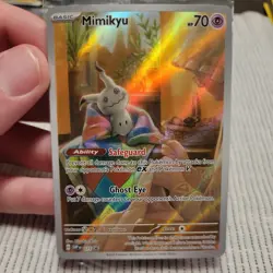 Mimikyu SVP075 Black Star Promos Paldean Fates Full Art Holo Pokemon TCG 2024 NM - Image 1