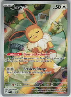 Pokemon Eevee Holo NM/LP SV: Scarlet & Violet Promo Cards PKMN 173 - Image 1