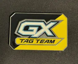 GX Tag Team Metal Marker Token Sun & Moon Pokemon TCG - Image 1