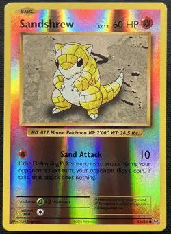 Pokemon TCG Sandshrew XY Evolutions 54/108 Reverse Holo Common NM/MINT - Image 1