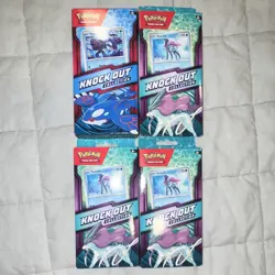 Pokemon TCG Knock Out Collection Kyogre & Suicune Promo Box Lot of 4 - Image 1