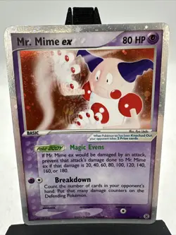 Pokemon Mr. Mime ex NM/ E ex Firered & Leafgreen 111 /112 - Image 1