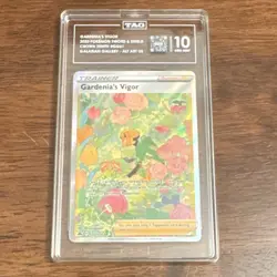 TAG 10 Gardenia's Vigor GG61/GG70 Crown Zenith Galarian Gallery Alt Art Holo - Image 1