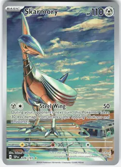 Pokemon Skarmory 209/191 Illustration Rare Surging Sparks Pokemon Holo Near Mint - Image 1