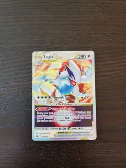 Lugia VSTAR 139/195 Silver Tempest Pokemon TCG Ultra Rare NM Mint Pack Fresh A2 - Image 1