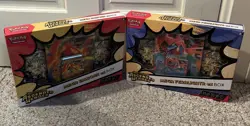 2x The Pokemon Company Mega Evolution Ascended Heroes Emboar & Feraligatr ex Box - Image 1
