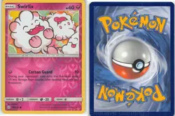 Swirlix 153/236 Common Cosmic Eclipse Pokemon Reverse Holo MP MAHOU - Image 3