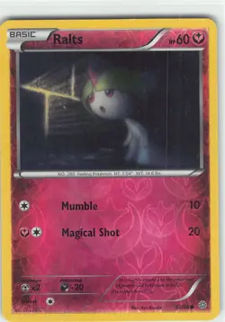 Ralts 52/98 Common Ancient Origins Pokemon MP Kusube - Image 1