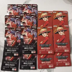 One Piece-op13(x6) And Op16(x8) Single Blisters Factory sealed English - Image 1