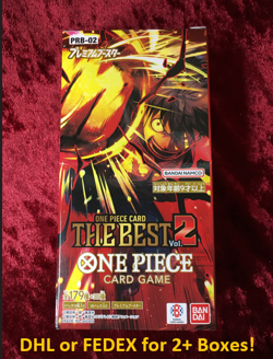 ONE PIECE Card Game Premium The Best vol.2 PRB-02 Box Japanese official - Image 1