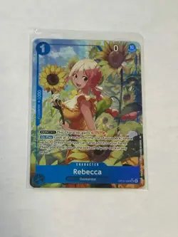 Rebecca (Alt Art) OP15-053 SR Adventure on KAMI's Island ONE PIECE ENGLISH NM - Image 1
