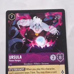 Ursula - Power Hungry 59/204 The First Chapter Regular Legendary Disney Lorcana - Image 3