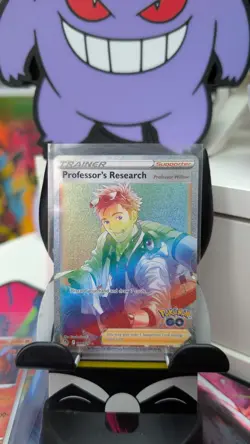 Pokemon TCG Professor's Research Pokemon Go 084/078 Holo Secret Rare Rainbow - Image 1