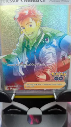 Pokemon TCG Professor's Research Pokemon Go 084/078 Holo Secret Rare Rainbow - Image 3