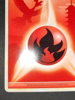 Pokemon Fire Energy Ho-oh silhouette Card HeartGold SoulSilver Japanese eb298 - Image 5