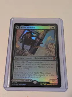 Miles Morales, Ultimate Spider-Man Mythic FOIL: Spider-Man MTG (NM) - Image 1