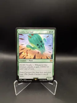 Jumbo Cactuar Magic: The Gathering Card Final Fantasy Rare LP - Image 1